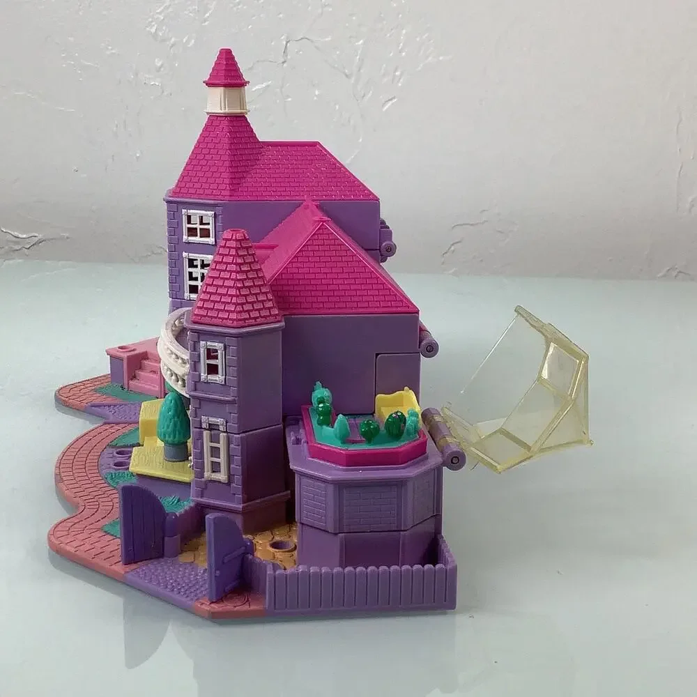 Village Polly Pockets light up magical mansion 1994 building only * - Picture 10 of 12